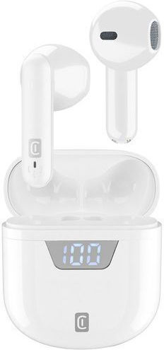 Cellular Line Seek Earbud Bluetooth Handsfree Earphones with Charging Case White görünüm 2