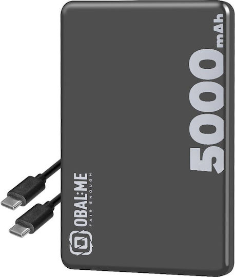 Obal:Me MagNetix MagSafe Power Bank 5000mAh 15W with USB-C Port Black