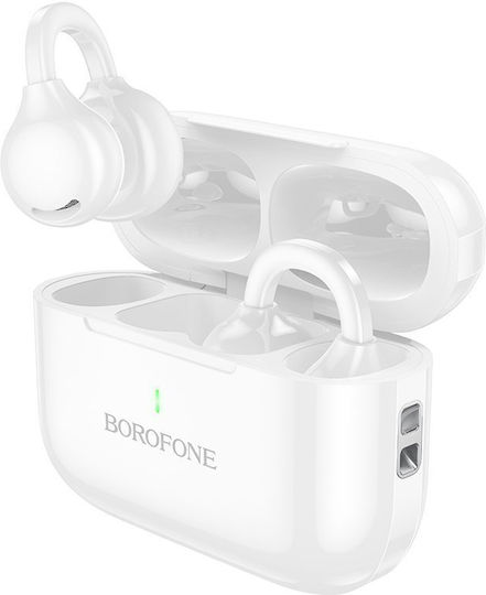 Borofone BW95 Cancion Open Ear Bluetooth Handsfree Earphones with Charging Case White view 2