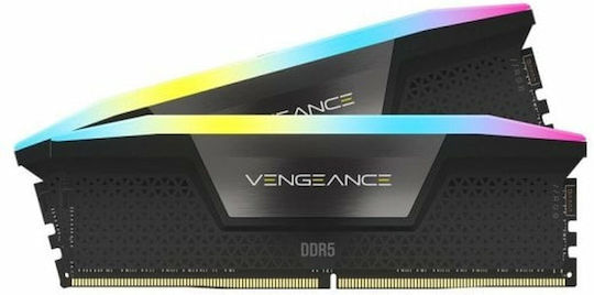 Corsair Vengeance DDR5 32GB RAM with 2x16GB Modules and Speed 6200 for Desktop CMH32GX5M2E6200C36 vue 4