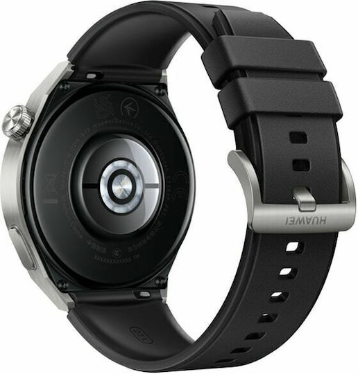 Huawei Watch GT 3 Pro Titanium 46mm Waterproof with Heart Rate Monitor (Black) view 3