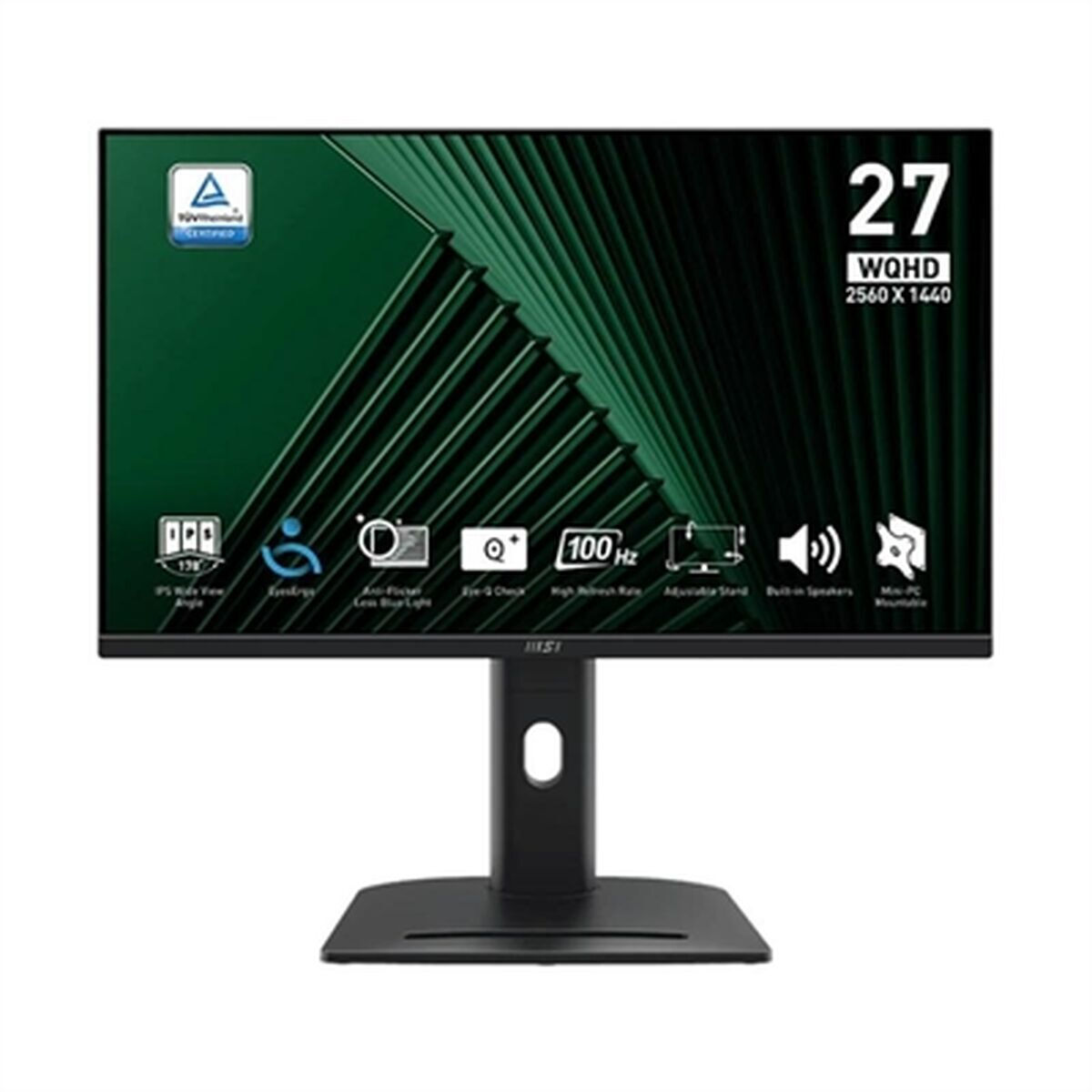 MSI PRO MP275QPG IPS Monitor 27" QHD 2560x1440 with Response Time 4ms GTG view 1