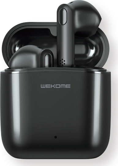 WK TWS-V35 Earbud Bluetooth Handsfree Earphones with Charging Case Black view 1