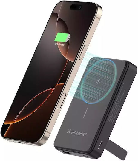 Wozinsky WLWP-10KA0Y3S Power Bank 10000mAh 22.5W with USB-A Port and USB-C Port Power Delivery Black vista 7