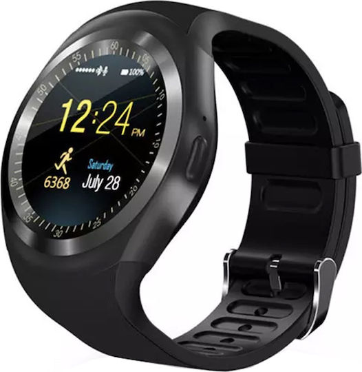 Y1 43mm Smartwatch with SIM (Silver) view 3