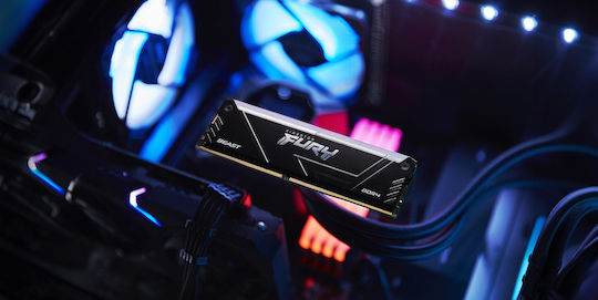 Kingston Fury Beast DDR4 32GB RAM with 2x16GB Modules and Speed 3600 for Desktop KF436C18BB2AK2/32 view 6