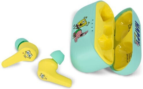 OTL Spongebob Squarepants In-ear Bluetooth Handsfree Earphones with Charging Case Multicolour view 4