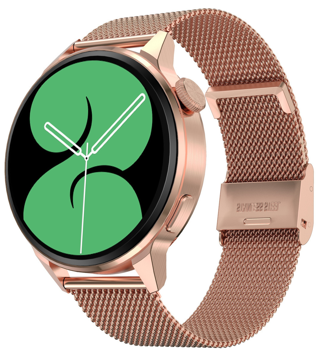 ISP LikeSmart Fantastic FiT Aluminium Smartwatch with Heart Rate Monitor (Gold)