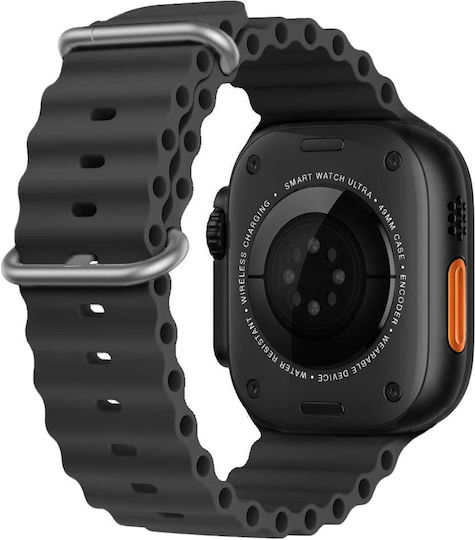 Bikkembergs BK12-1 Big Aluminium Smartwatch with Heart Rate Monitor (Black) view 3