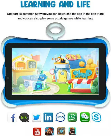 Nubi Wintouch K712 7" Tablet (2GB/16GB) Blue view 5