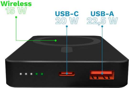 MagSafe Power Bank 10000mAh 18W Black view 8