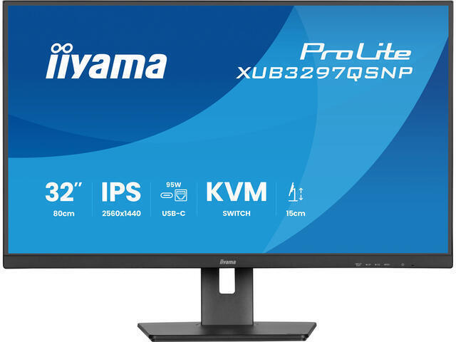 Iiyama ProLite XUB3297QSNP-B1 IPS Gaming Monitor 32" QHD 2560x1440 view 6
