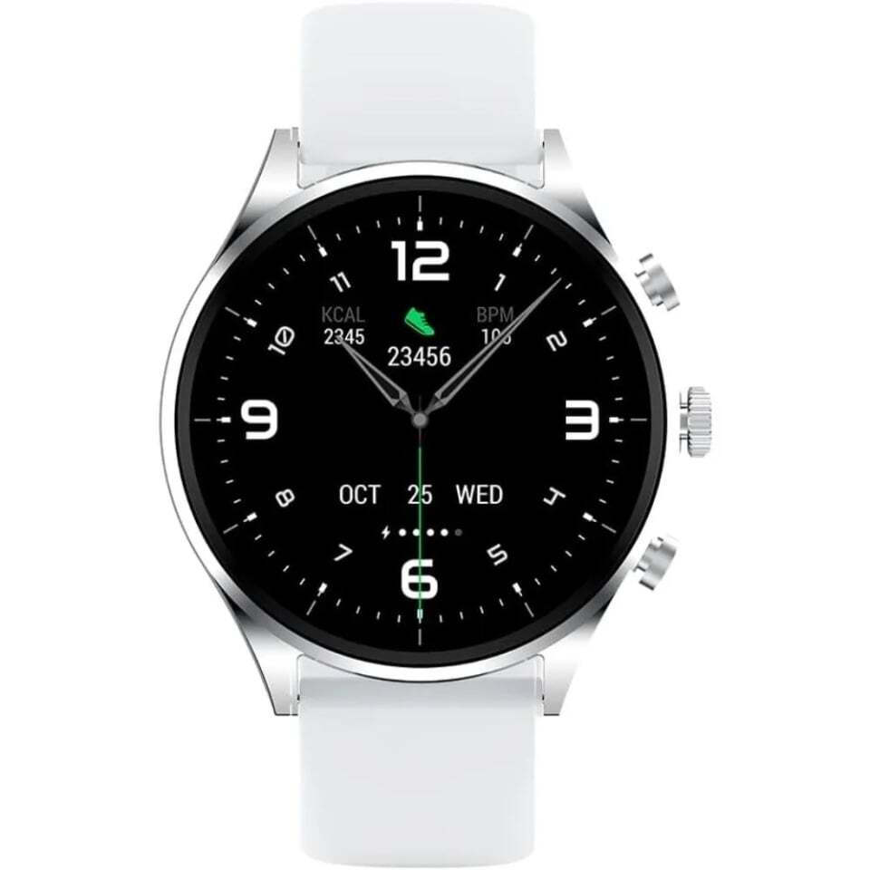 Black Shark S1 Classic Stainless Steel Smartwatch with Heart Rate Monitor (Silver) view 4