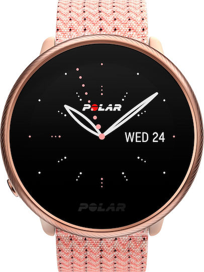 Polar Ignite 2 Stainless Steel 43mm Waterproof Smartwatch with Heart Rate Monitor (Rose Gold) view 6