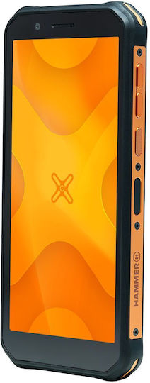 Hammer Energy X Dual SIM (4GB/64GB) Resistant Smartphone Black / Orange view 4