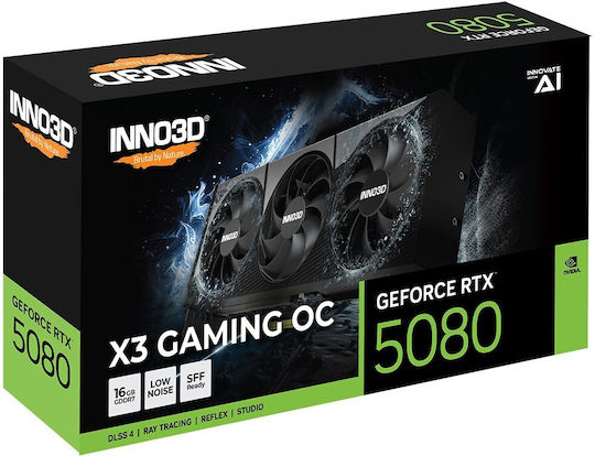 Inno 3D GeForce RTX 5080 16GB GDDR7 X3 Gaming OC Graphics Card view 3