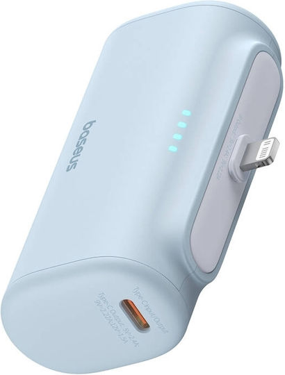 Baseus Compact Lightning Edition Power Bank 5000mAh 20W with USB-C Port Blue view 3