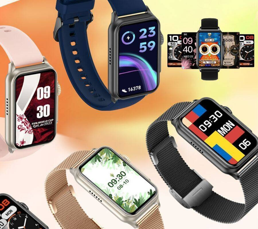 Rubicon Rncf06 Black Smartwatch 视图 2