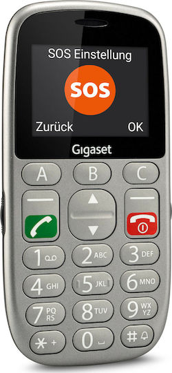 Gigaset GL 390 Dual SIM Mobile with Large Buttons Grey view 4