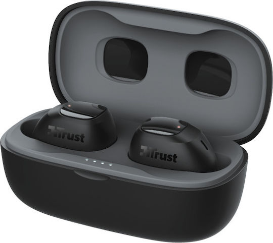 Trust Nika Compact In-ear Bluetooth Handsfree Earphones with Sweat Resistance and Charging Case Black vue 6