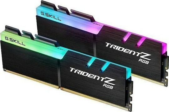 G.Skill Trident Z RGB DDR4 32GB RAM with 2x16GB Modules and Speed 3600 for Desktop F4-3600C16D-32GTZRC vue 4