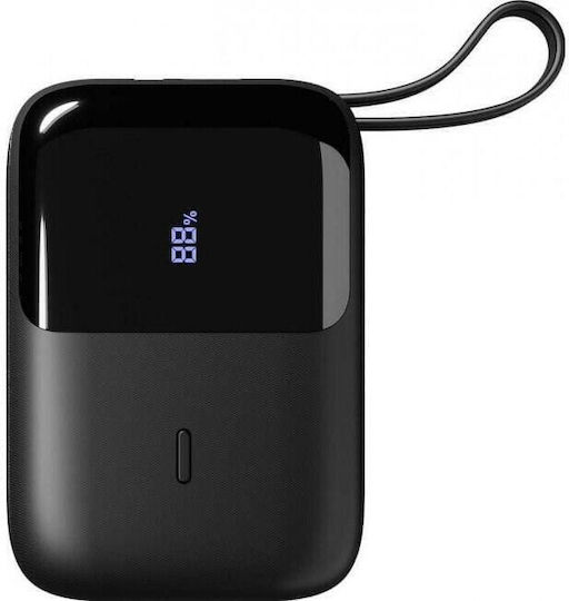 S-Link P109M Power Bank 10000mAh with USB-A Port and USB-C Power Delivery Port Black view 2