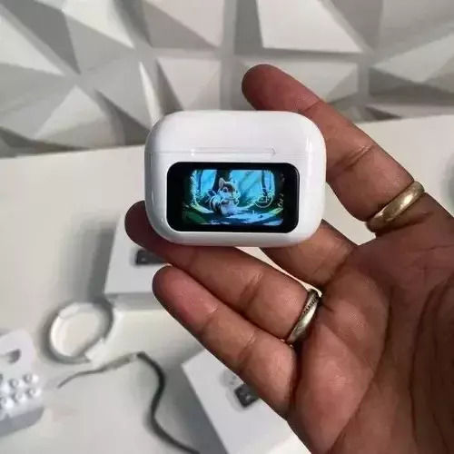 A9 Pro In-ear Bluetooth Handsfree Earphones with Sweat Resistance and Charging Case White view 6