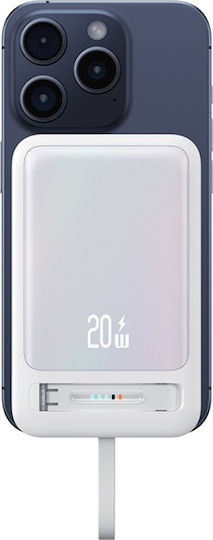 Usams XM Series CD219 MagSafe Power Bank 10000mAh 22.5W with USB-C Port Light Blue view 6