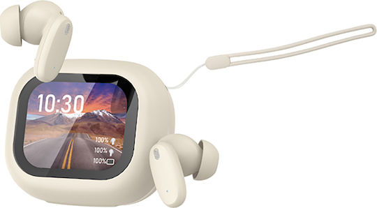Avizar In-ear Bluetooth Handsfree Earphones Beige view 1