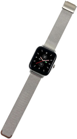MaxCom FW55 Smartwatch with Heart Rate Monitor (Aurum Pro Silver) vue 4