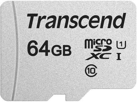 Transcend Transcend 300s microSDXC 64GB U1 V30 A1 UHS-I Speed Class 10 with Adapter view 5