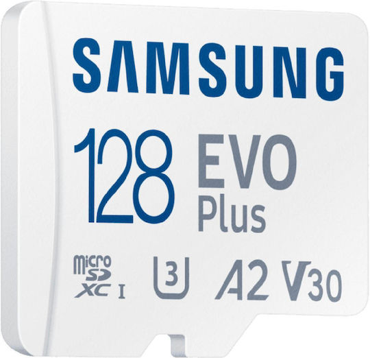 Samsung Evo Plus microSDXC 128GB U3 V30 A2 UHS-I 160MB/s with Adapter