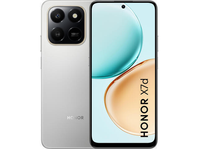 Honor X7d Dual SIM (6GB/128GB) Meteor Silver view 1