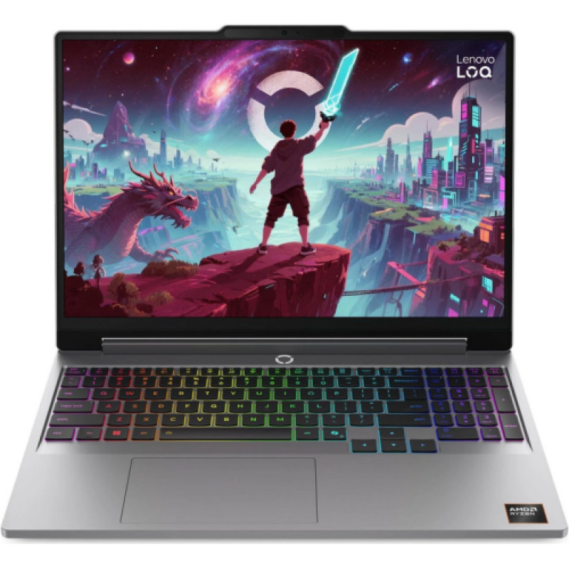Lenovo LOQ 15AHP11 15.3" IPS FHD+ 165Hz (Ryzen 7-250/16GB/512GB SSD/GeForce RTX 5050/No OS) Luna Grey (International English Keyboard)