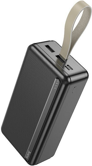 Hoco J91B Power Bank 30000mAh with 2 USB-A Ports and USB-C Port Black vue 3
