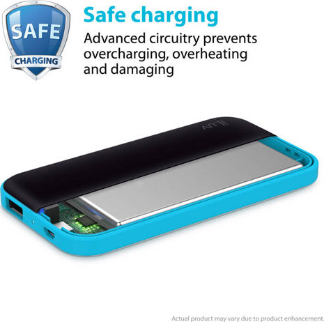 iLuv myPower 5000mAh with USB-A Port Black view 3