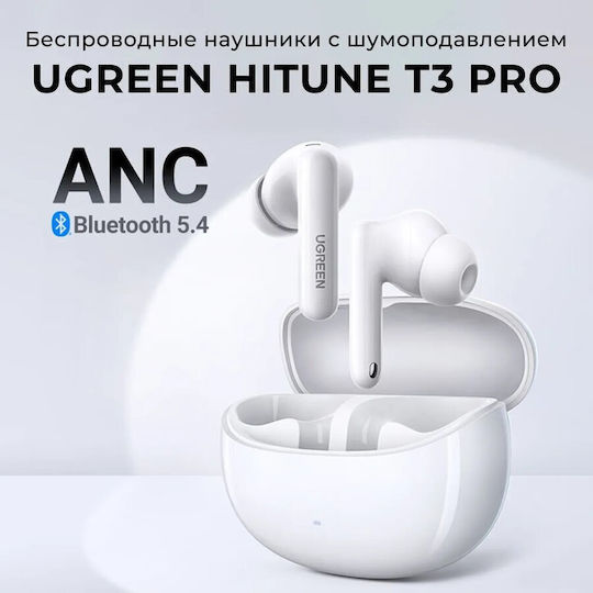 Ugreen HiTune T3 Pro In-ear Bluetooth Handsfree Earphones White vy 3