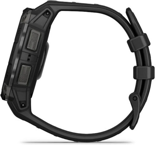 Garmin Instinct 3 AMOLED Aluminium 45mm Waterproof Smartwatch with Heart Rate Monitor (Black with Black Band) vue 7