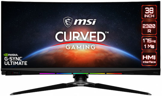 MSI Optix MEG381CQR Plus Ultrawide IPS HDR Curved Gaming Monitor 37.5" QHD 3840x1600 175Hz