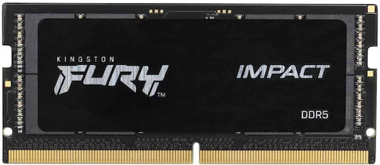 Kingston Fury Impact DDR5 with Module 1x16GB and Speed 4800 for Laptop KF548S38IB-16 vue 2