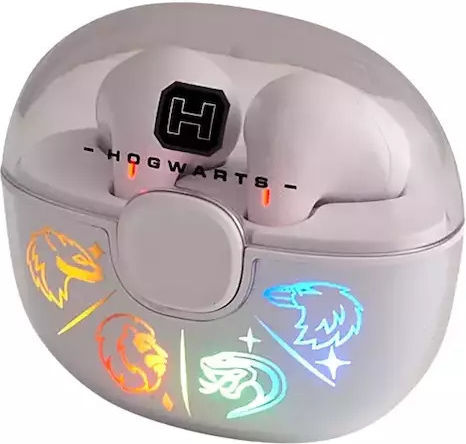 Harry Potter In-ear Bluetooth Handsfree Earphones with Charging Case White view 6