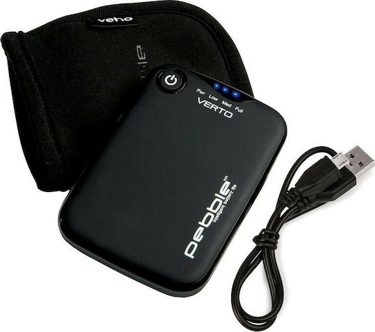 Veho Verto Power Bank 3700mAh with USB-A Port Black vista 3