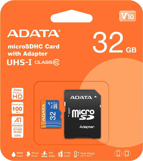 Adata Premier microSDHC 32GB U1 V10 A1 UHS-I 85MB/s with Adapter view 4