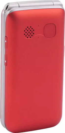 Olympia Vitus Dual SIM Mobile with Large Buttons (English) Red view 4