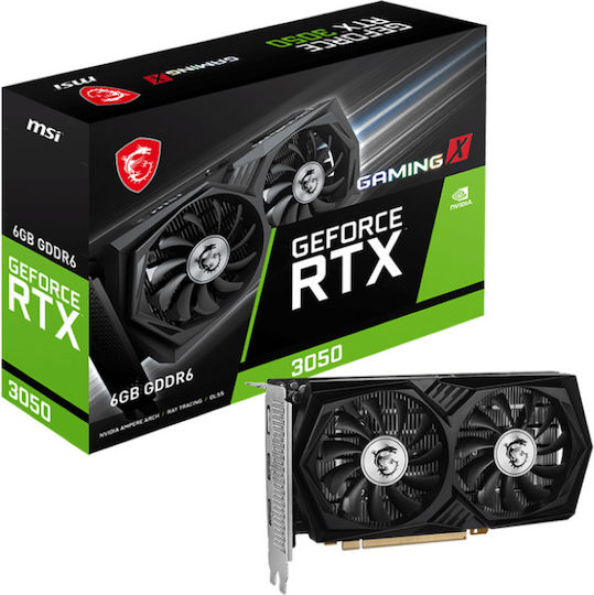 MSI GeForce RTX 3050 6GB GDDR6 Gaming X 6G Graphics Card view 1