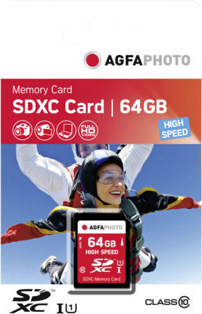 AgfaPhoto SDXC 64GB Class 10 U1 V30 UHS-I view 5