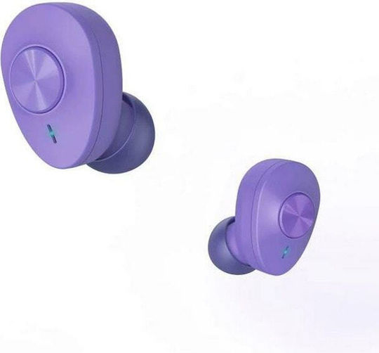 HAMA Freedom Buddy In-ear Bluetooth Handsfree Earphones with Charging Case Purple view 4