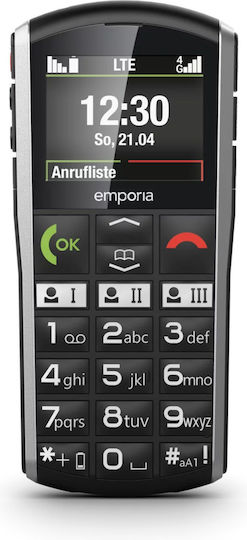 Emporia Simplicity Single SIM Mobile with Large Buttons Black view 3