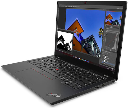 Lenovo ThinkPad L13 Gen 4 (Intel) 13.3" IPS FHD+ (i5-1335U/16GB/512GB SSD/W11 Pro) Thunder Black (ES Keyboard) view 3