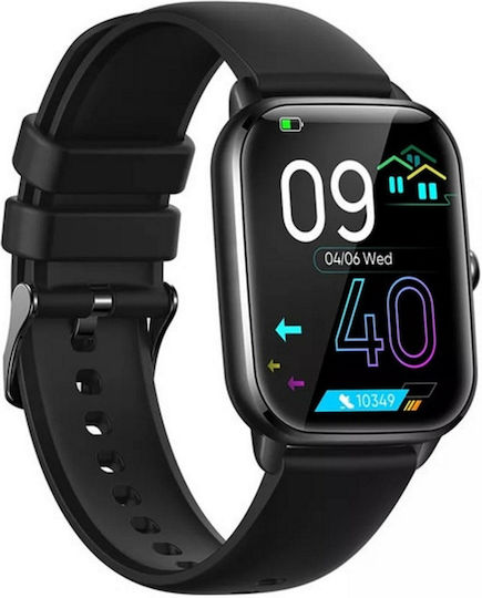 Lexus Collection Smartwatch Fitness Bracelet Idealstore 3d Touch Screen Bluetooth Calls Messages Heart Rate Sleep Monitoring Multi-sport Speaker-microphone Barometer Ip67 Alarm Android-ios Long Battery Black Edition view 1